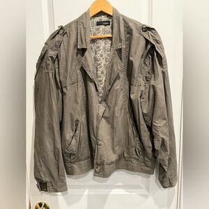 Men's Vintage Style Jacket in Olive